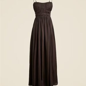 J. Crew Brown Maxi Dress